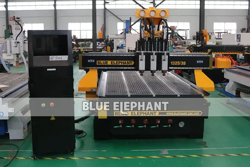 Blue Elephant 1325 1530 2030 Multi Spindle Wood CNC Router Vacuum Table Machine | Инструменты