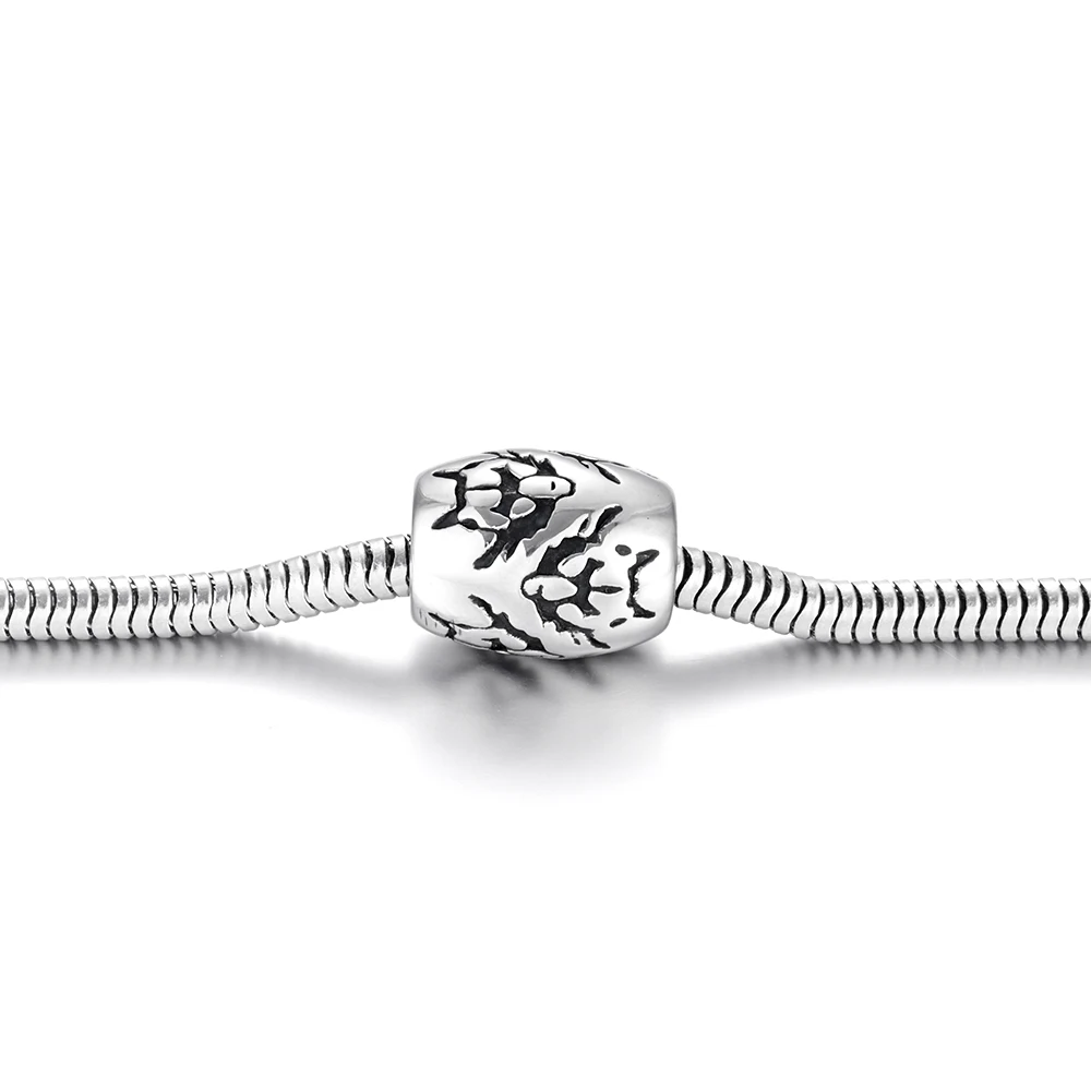 4 шт. Нержавеющая сталь Паракорд Ножи шнурки Аксессуары борода бусины с головой