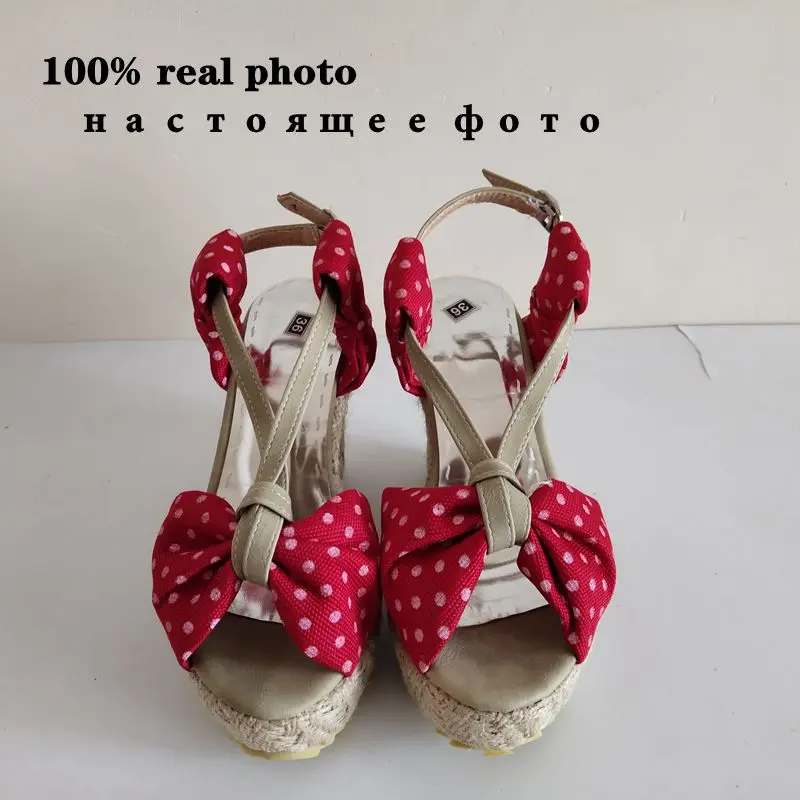 Богемные пляжные сандалии ASILETO на танкетке для женщин высокие каблуки эспадрильи
