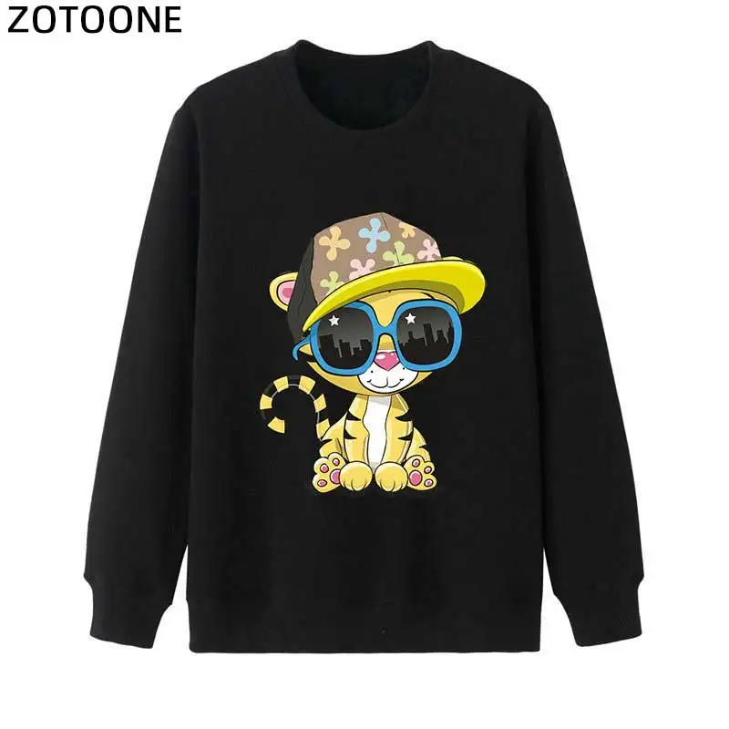 ZOTOONE быть тигром Applicaties Voor Kleding трансферт Thermocollants Vetement DIY патчи передачи тепла для