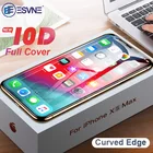 Защитное стекло ESVNE 10D с полным покрытием для iphone X, XS, XR, XS MAX