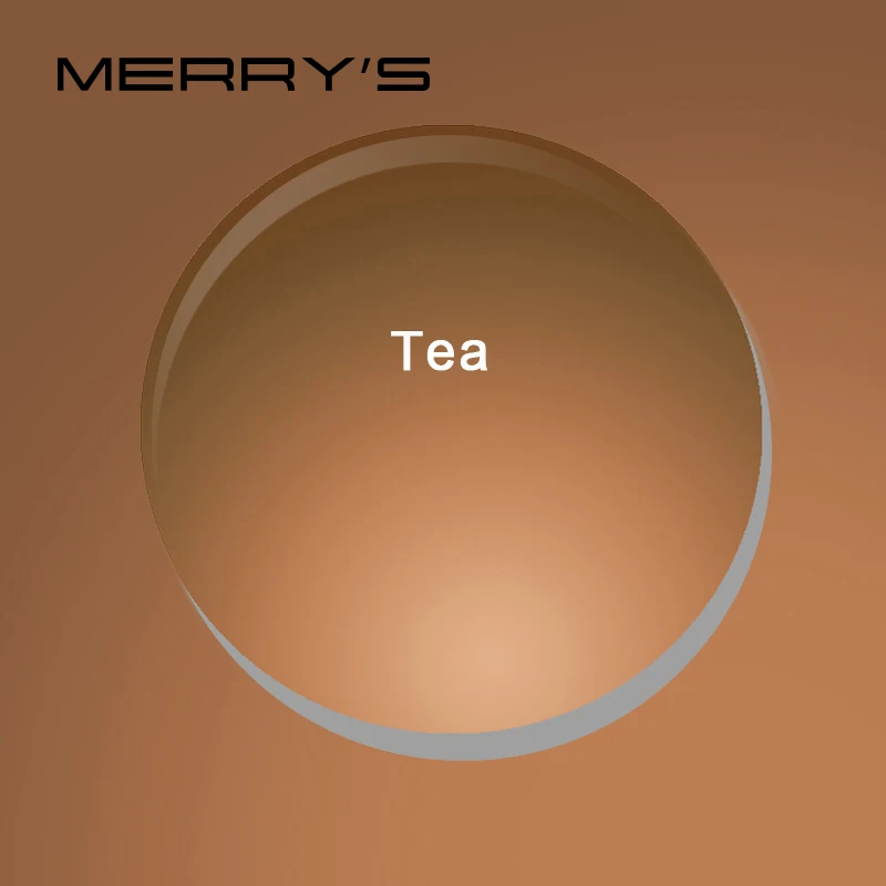 Tea MERRYS поляризованные серии 1,56 1,61 1,67 по рецепту CR-39 смолы Асферические стекла линз Близорукость очки покрытие линз UV400 - Цвет линз: Tea