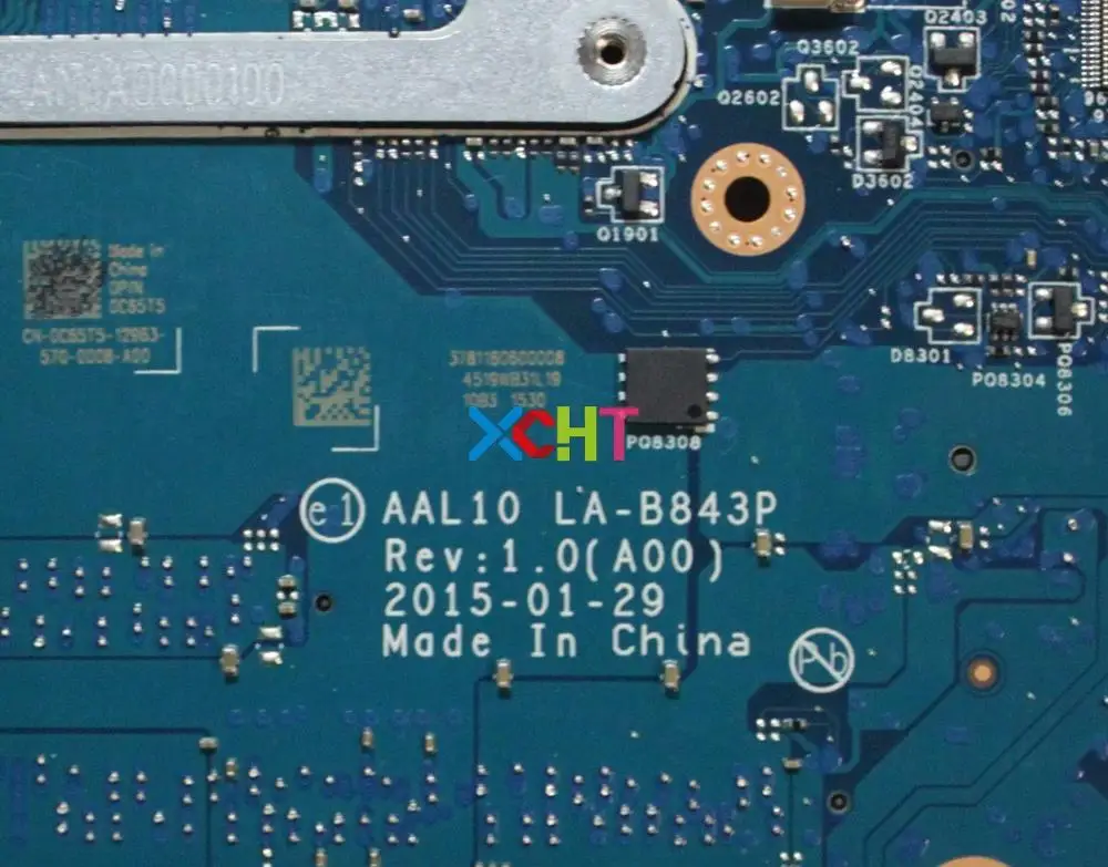 Для Dell 17 5558 5758 C65T5 0C65T5 CN AAL10 LA B843P SR245 I3 5010U Материнская плата ноутбука