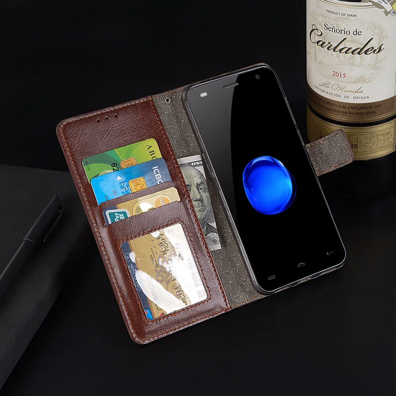 Для HOMTOM HT26 случае Fundas Coque Вертикальный флип чехол Кожаный для Обложка телефон
