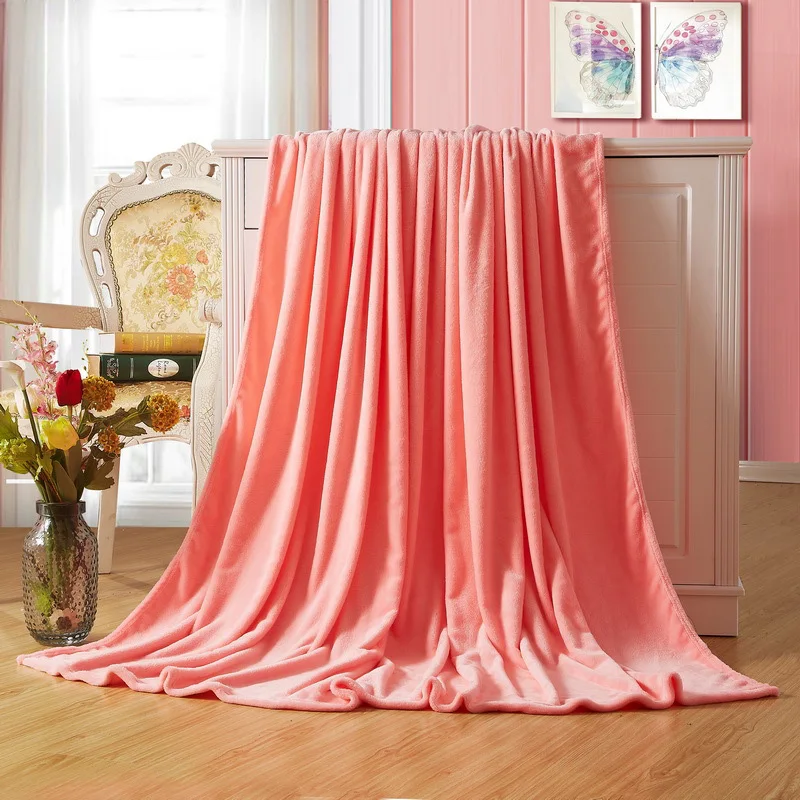 Детское одеяло из бархата кораллового цвета 70x100 см|blanket swaddle|blanket childswaddle blanket |