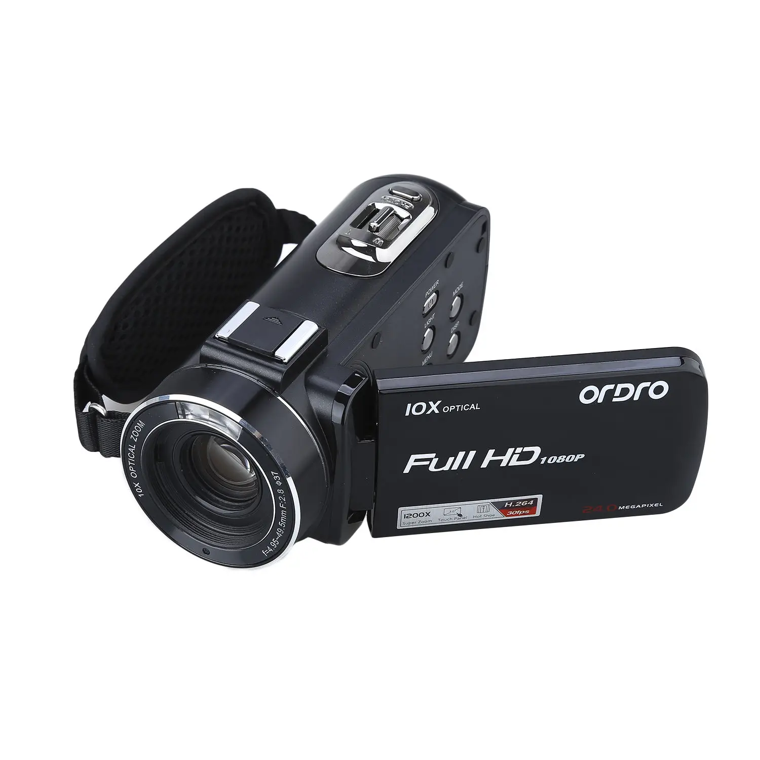Ordro hdv z82 3.0 дюймов TFT ЖК дисплей Сенсорный экран 1080 P HD видеокамера Горячий башмак