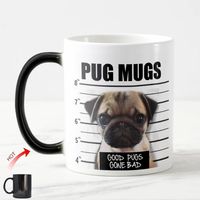 Забавные плохие Мопсы кружки с собаками Pugdog волшебная кружка хорошие вышла из
