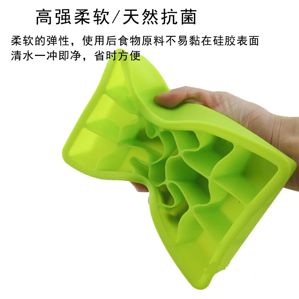 15 сетчатых квадратов силиконовая форма для льда трехмерные частицы DIY торт