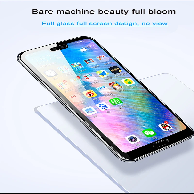Полноэкранное закаленное стекло 7D для Huawei Mate 20 Lite P20 Pro Защитная пленка экрана 10 9