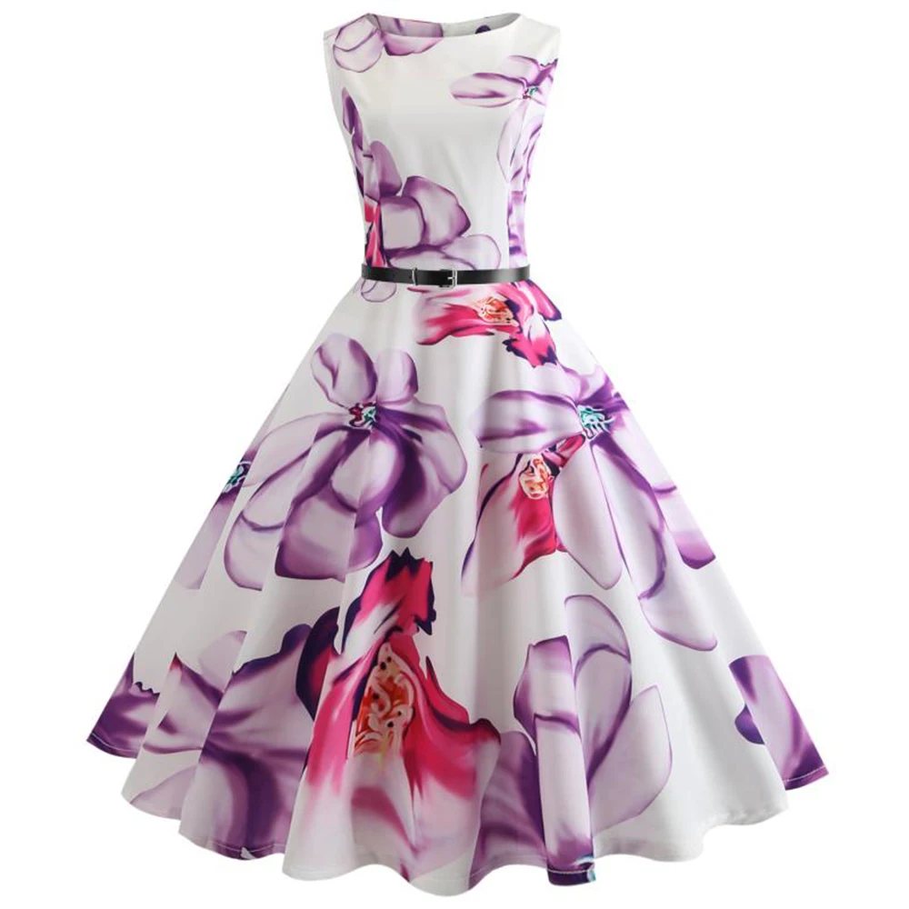 Бесплатная доставка богемное очаровательное фиолетовое Повседневное платье