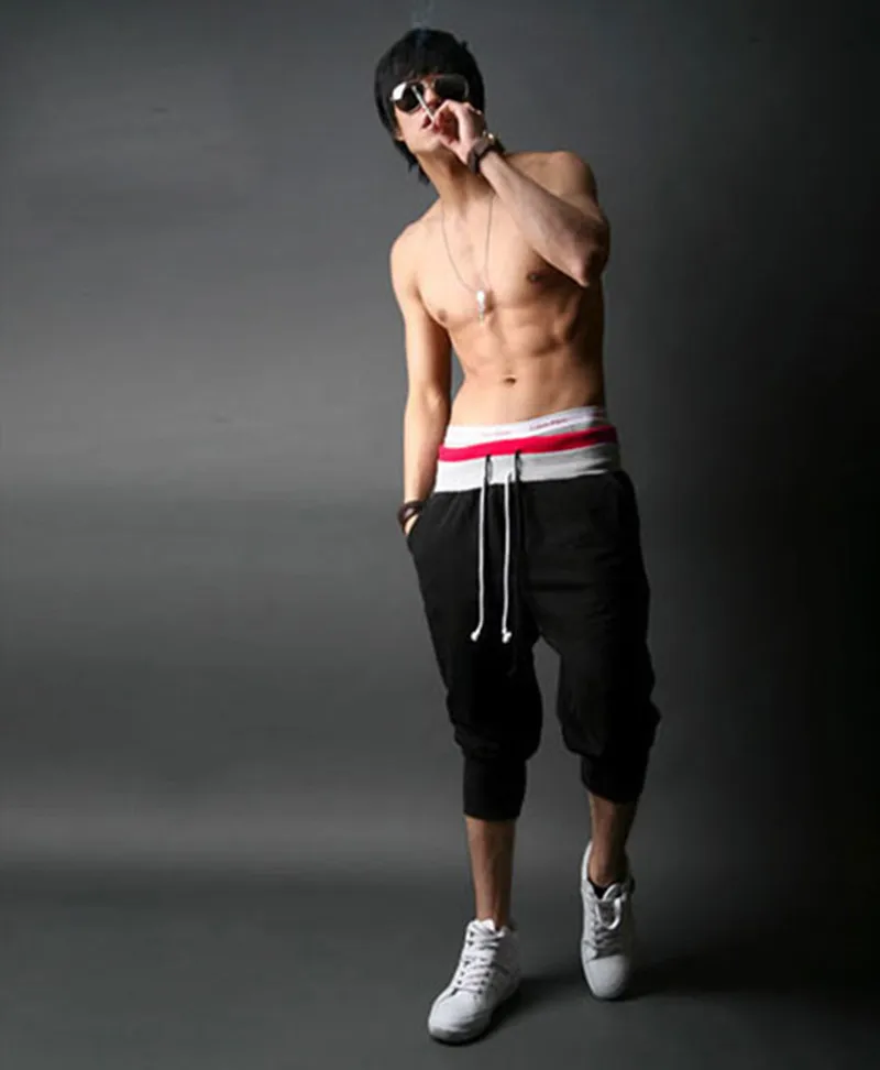 Мужские капри шаровары мешковатые Бермуды мужские ММА шорты из смешанного