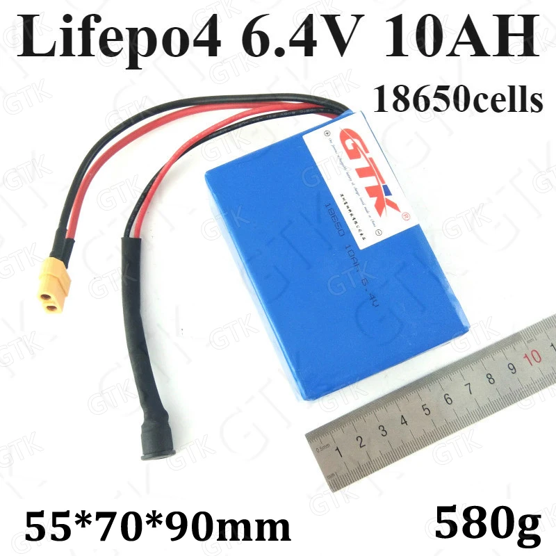 Батарея Lifepo4 6V 10AH 6В 6 4 V литиевая батарея с BMS для детей игрушечный автомобиль UPS