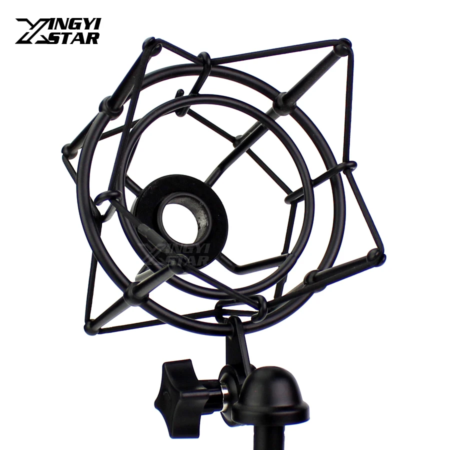 

Metal Shock Mount Stand Microphone Spider Shockmount Mic Holder Shockproof For Audio Technica AT 2050 2035 2020 4080 4040 4050