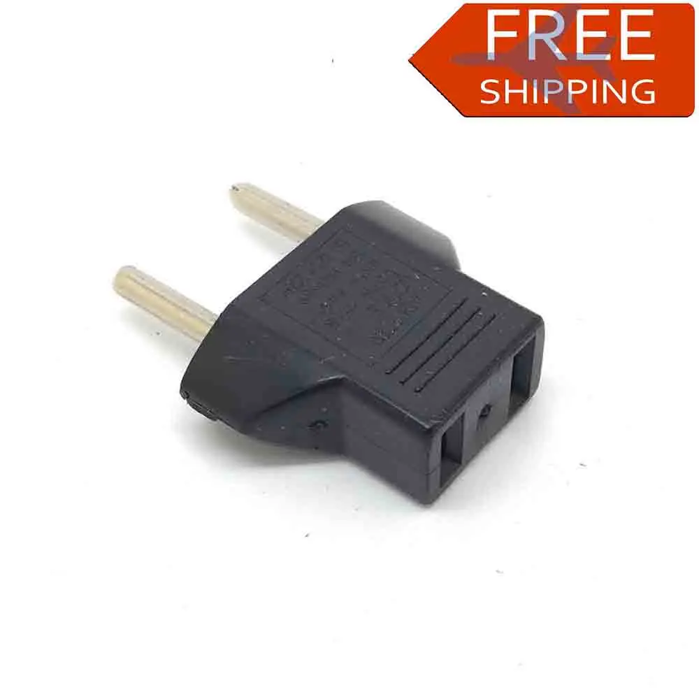 Новый дорожный адаптер питания US на EU переходник с настенной вилкой в Европу