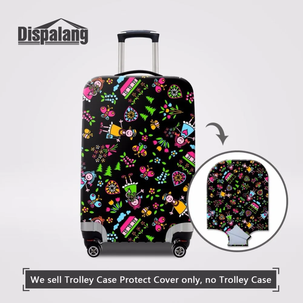 Прочный чехол Dispalang для путешествий с рисунком|covers for trolley|suitcase protective covertravel luggage