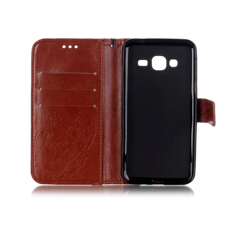 Кожаный чехол-книжка для samsung Galaxy J3 J36 6 SM-J320F/DS SM-J320FN SM-J320H/DS JSM-300F SM-J300H