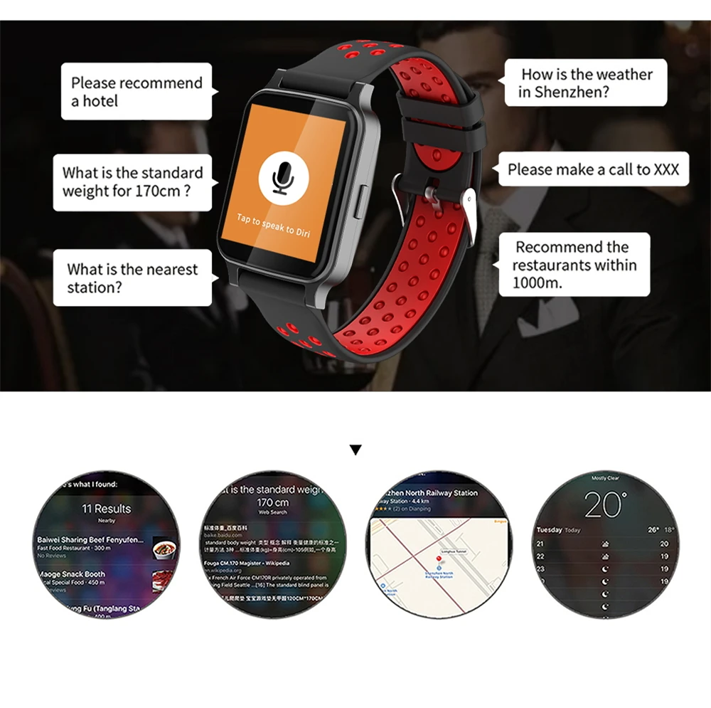 TZ7 Smart Watch kids Men Bluetooth 4.0 Support call blood Pressure Watches Women For IOS android Kid Wearable Devices | Электроника