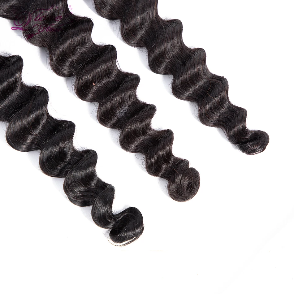 Queen Love Hair 100% человеческие волосы плетение пучки бразильские глубокая волна 3