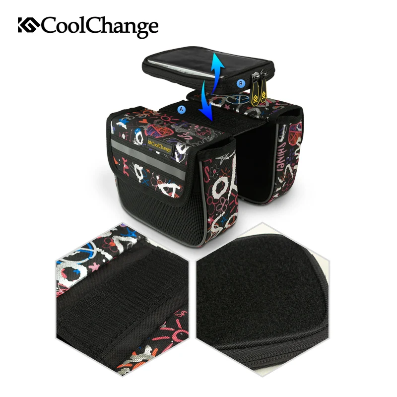 CoolChange Велосипед сумка сенсорный Экран передний каркас сотового телефона для