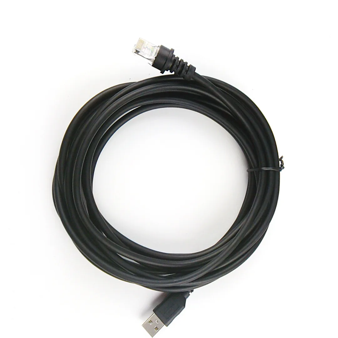 2 шт. сканер штрих кода USB кабель 5 м (17 футов) для Honeywell Metrologic MS7120/5145/1690/9450 интерфейс