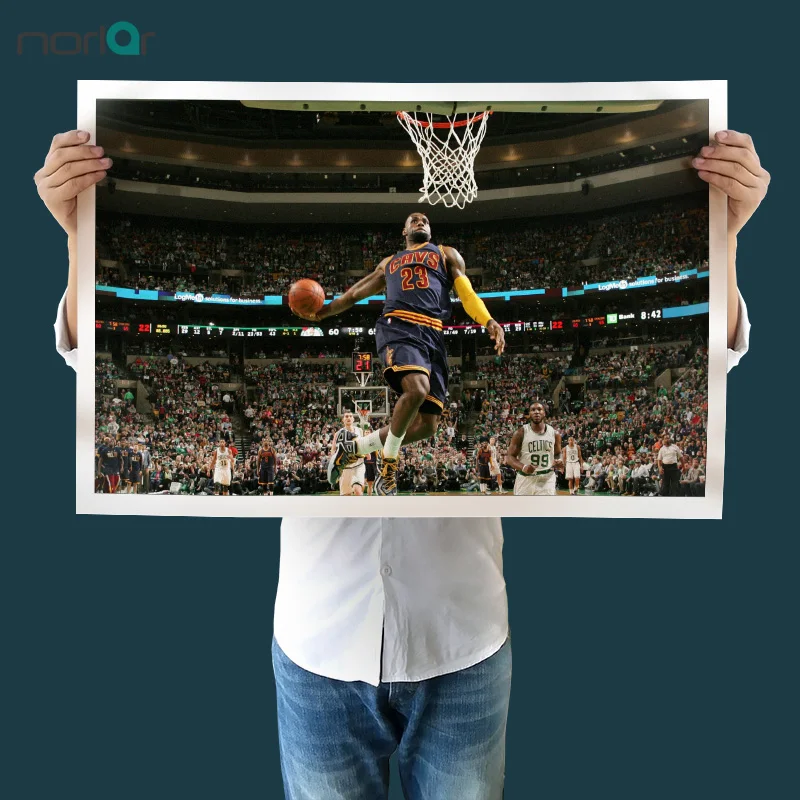 Домашний декор Арт холст детская футболка фирмы &quotЛе Брон Джеймс&quot Cavs Dunk
