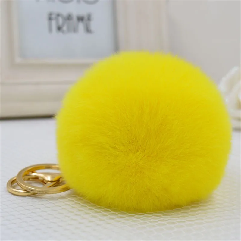Недорогой Роскошный брелок для ключей в виде кролика или 1 шт.|bag accessories|fluffy keychainfur