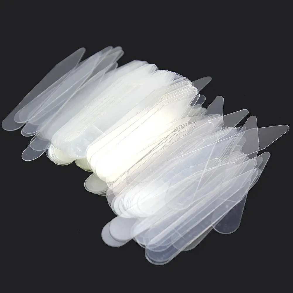 200 шт. новый прозрачный пластиковый воротник фиксаторы костей для мужчин и женщин