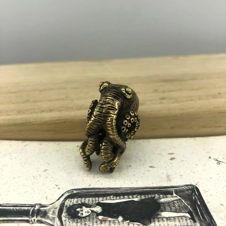 EDC нож бусины латунь Осьминог бусы на шнурок Паракорд инструмент кулон