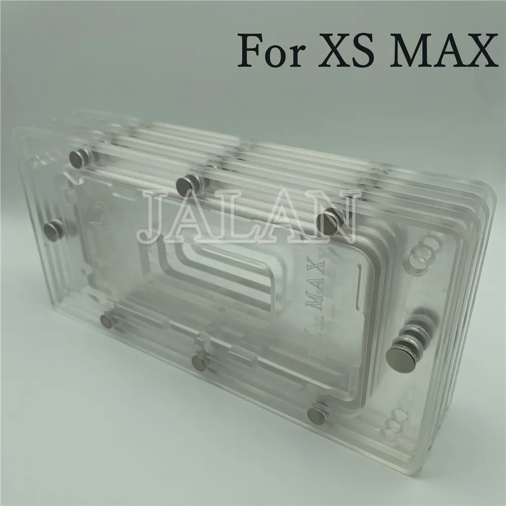 Зажимная форма для iphone XS Max Lcd стеклянная рамка Магнитная стеклянной рамы