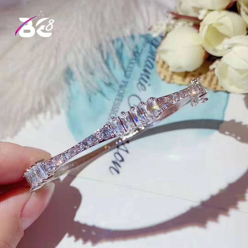 Роскошный браслет Be 8 AAA + Zircoina для женского платья Модный изысканный с
