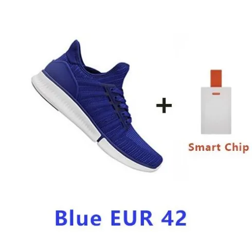 Men Blue EU 42 Xiaomi Mijia человек смарт чип обувь удобные Сменные водонепроницаемый IP67 приложение контроль спортивная обувь с чипом Прямая поставка - Цвет: Men Blue EU 42