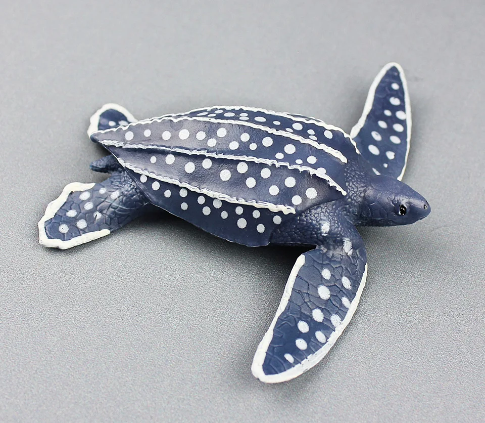 simulation Marine life Leatherback Turtle Static Plastic toy model mini 10x13cm Environmental PVC prop kids' gift w0591 | Игрушки и
