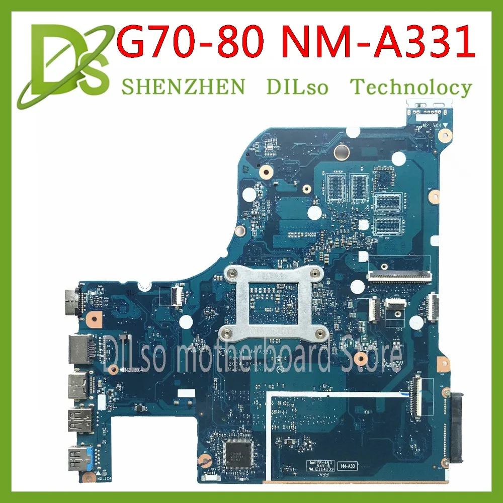 KEFU NM-A331 motherboard For Lenovo G70-80 B70-80 Z70-80 Z70-70 motherboard AILG NM-A331 I5-5200U CPU Test work original