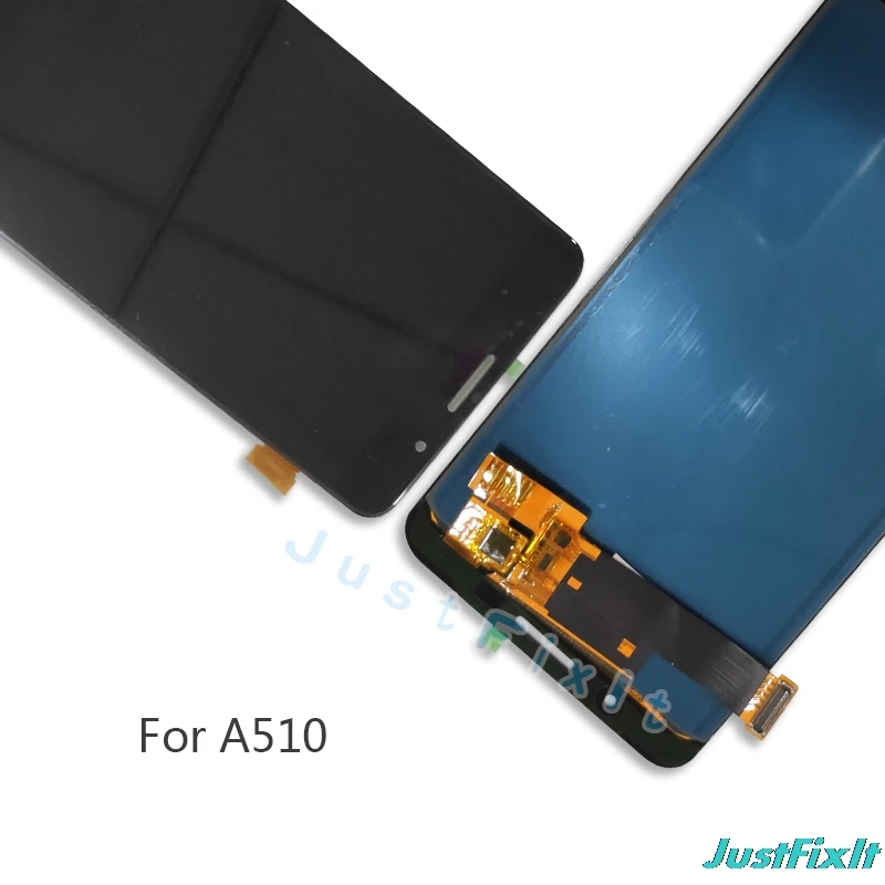 ЖК-дисплей для samsung galaxy a5 2016 a510 A510FD A510F A510M кодирующий преобразователь сенсорного