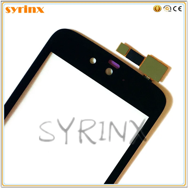SYRINX телефон Сенсорная панель Сенсорный экран для Micromax Canvas AQ4501 сенсорный экран дигитайзер Переднее стекло сенсор тачпад 3 М лента