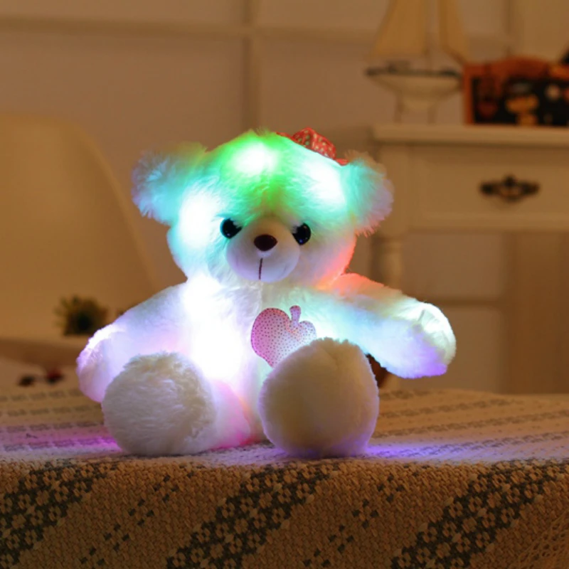 Игрушка плюшевая со светодиодной подсветкой 38 см | Игрушки и хобби