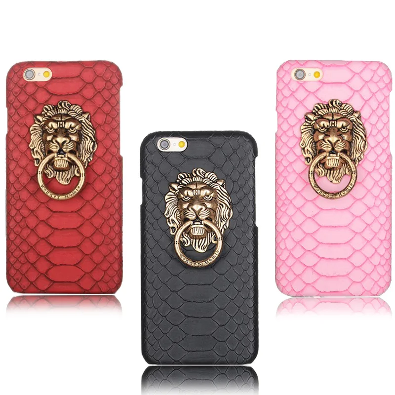 Aoweziic, новинка,, голова льва, магазин для iPhone 6S Plus, чехол для телефона 7 plus, 8 Plus, X, XR, XS, MAX, панк, кольцо, пряжка, защитный костюм