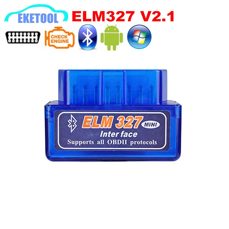 Автомобильный считыватель кодов OBD2 ELM327 V2.1 Bluetooth автомобильный диагностический