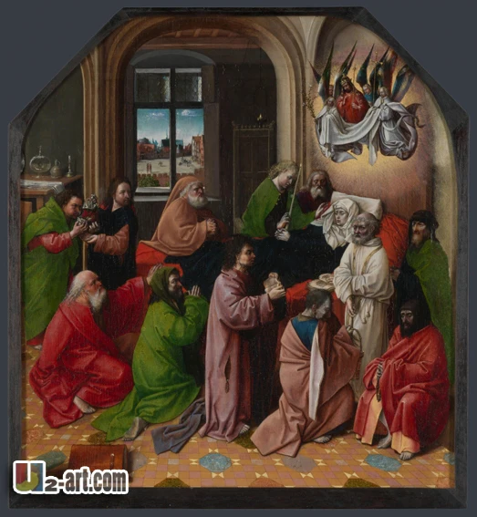 

(The Death of the Virgin) , Religion-377 (24*24 )
