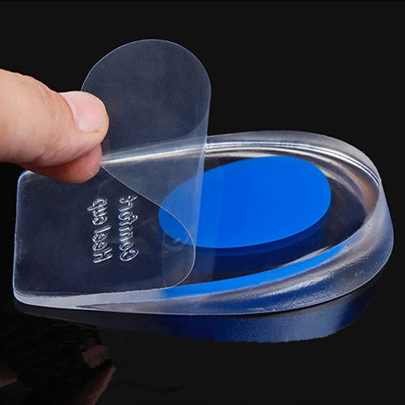 Силиконовые гелевые стельки для педикюра 2 пары на пятке облегчающие боли в ногах