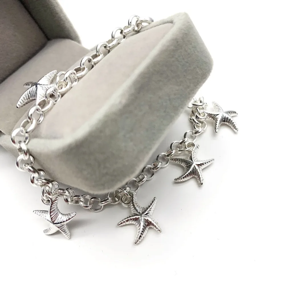 New fashion classic charm rippled starfish woman holiday jewelry bracelet Daily leisure sweet romantic style shipping | Украшения и