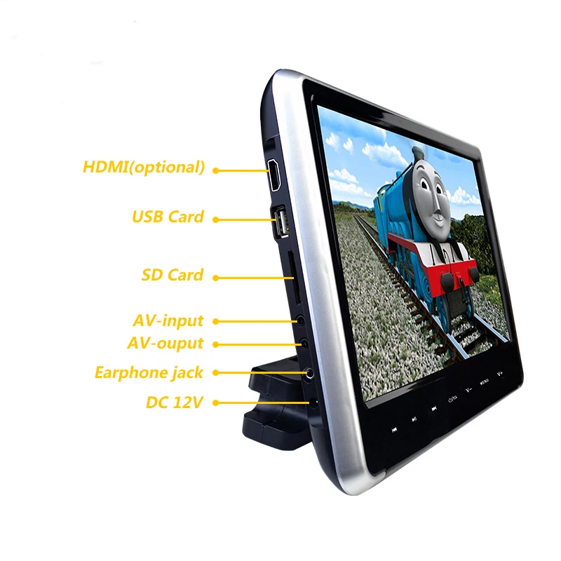 Caroad 2PCS 11.6 Inch Car Headrest Monitor IPS Touch Button HD 1080P Video DVD Player with HDMI/FM/IR/USB/SD/Game/Speaker | Автомобили и