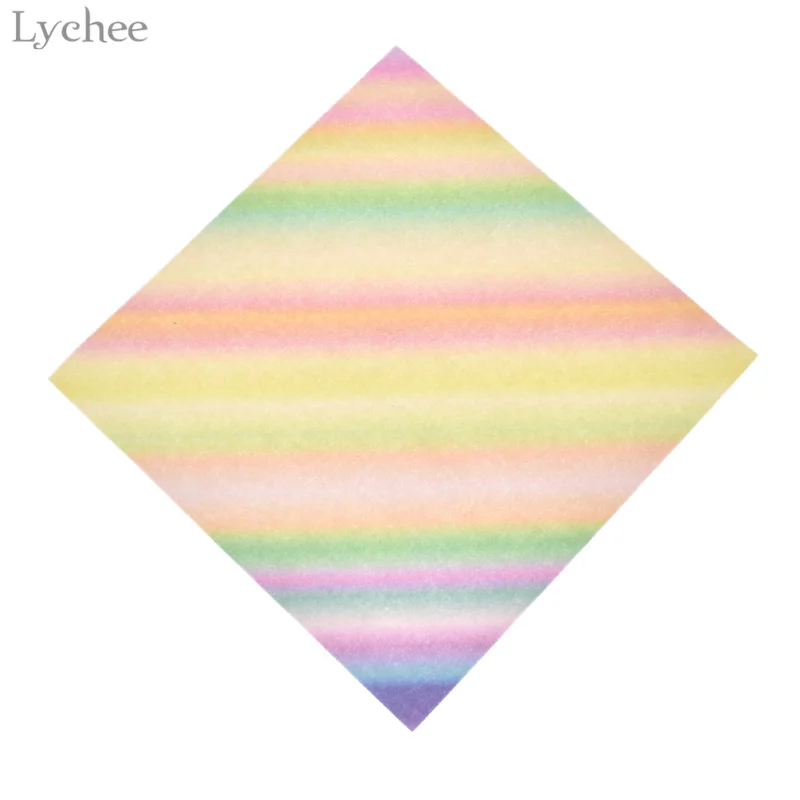 Lychee Life 15 см градиентная радужная бумага для оригами сделай сам Детская складная