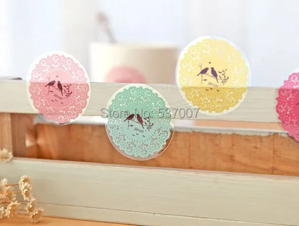 Оптовая продажа 100 шт./лот милые романтические круглые кружевные Подарочные