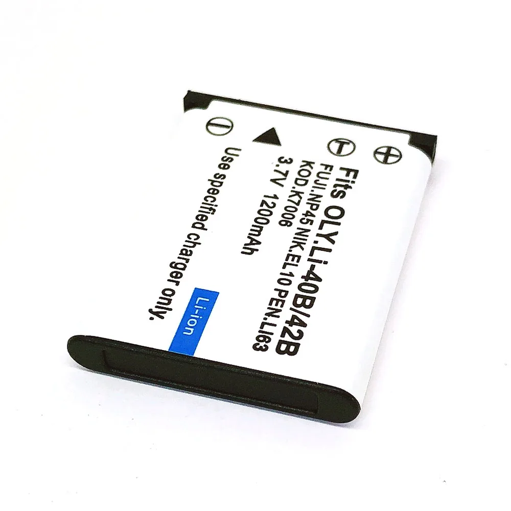 Li 42B Li42B ion аккумулятор 40B D Li63 NP 45 EN EL10 Li108 80 82 KLIC 7006 для Olympus адаптер Pentax Fuji Fujifilm