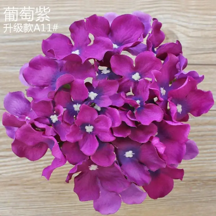 2016 Upscale Artificial Hydrangea Flowers Head Holiday Wedding Decorations DIY Accessories 15CM Diameter 23 Colors Free Shipping | Дом и сад