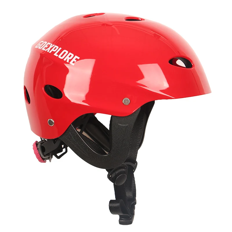 red Goexplore ore CE сертификация водный спортивный шлем каяк рафтинг скейтборд водный парусный болотный серфинг спортивный дрейфующий шлем - Цвет: red