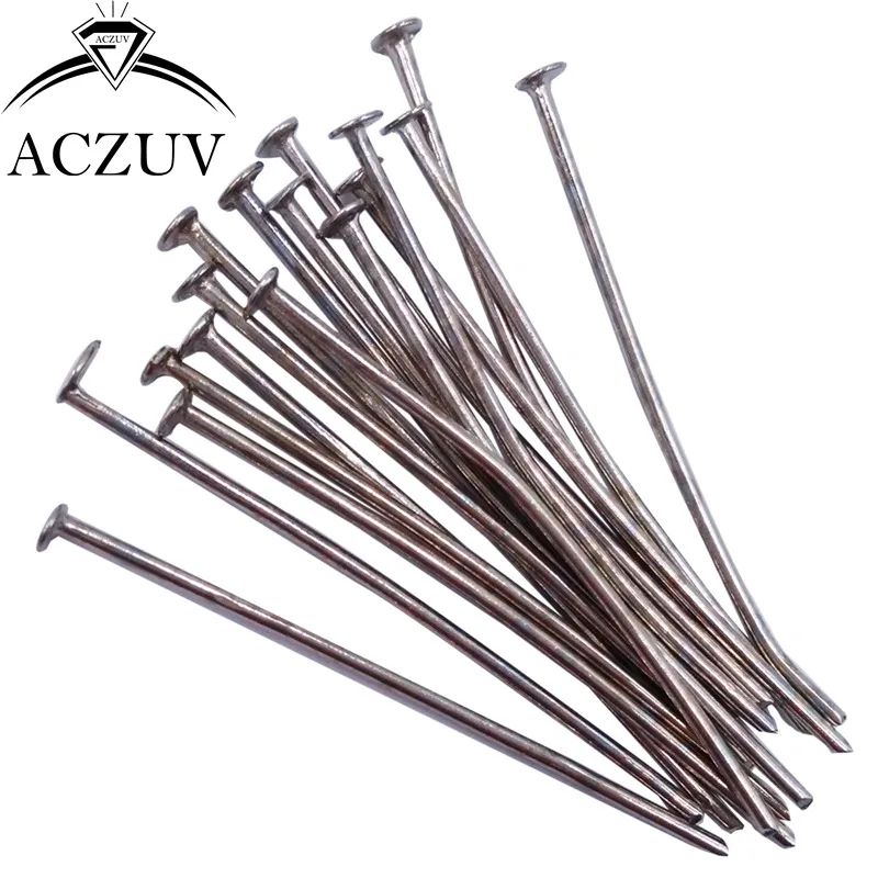 Золотистые/Серебристые медные булавки с черным родиевым покрытием 500 г 16 50 мм|jewelry