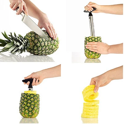 

Professional Stainless Steel Pineapple Slicer Corer Ananas Cutter Kitchen Gadgets