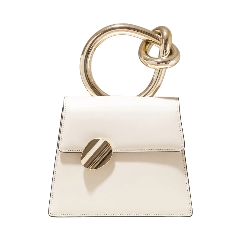 Женская Повседневная сумка с металлическим кольцом и застежкой маленькая